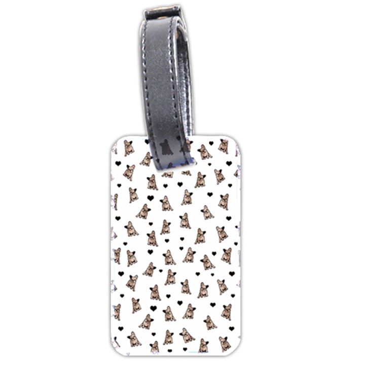 French bulldog Luggage Tags (Two Sides)