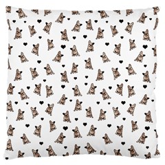 French Bulldog Large Cushion Case (one Side) by Valentinaart