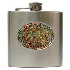 Paint          Hip Flask (6 Oz) by LalyLauraFLM