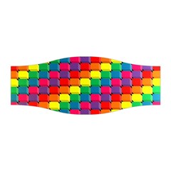 Colorful 3d Rectangles           Stretchable Headband