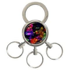 Colorful Bricks            3-ring Key Chain by LalyLauraFLM