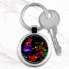 Colorful Bricks            Key Chain (round) by LalyLauraFLM