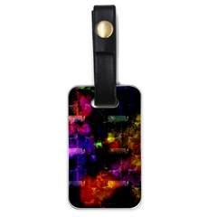 Colorful Bricks            Luggage Tag (one Side) by LalyLauraFLM