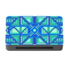 Grid Geometric Pattern Colorful Memory Card Reader With Cf by Nexatart