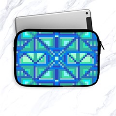 Grid Geometric Pattern Colorful Apple Ipad Mini Zipper Cases by Nexatart