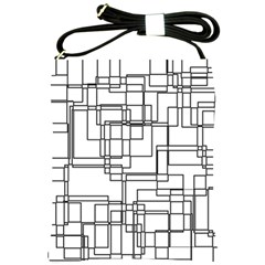 Structure Pattern Network Shoulder Sling Bags by Nexatart