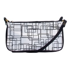 Structure Pattern Network Shoulder Clutch Bags by Nexatart