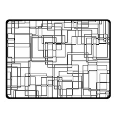 Structure Pattern Network Double Sided Fleece Blanket (small)  by Nexatart