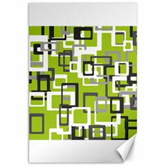 Pattern Abstract Form Four Corner Canvas 20  X 30   by Nexatart