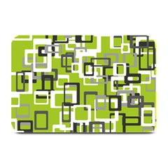 Pattern Abstract Form Four Corner Plate Mats by Nexatart