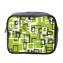 Pattern Abstract Form Four Corner Mini Toiletries Bag 2-side by Nexatart