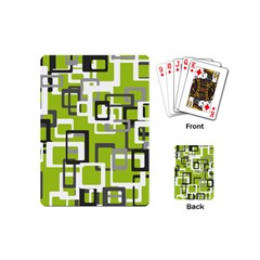 Pattern Abstract Form Four Corner Playing Cards (mini) 