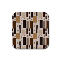 Pattern Wallpaper Patterns Abstract Rubber Coaster (square)  by Nexatart