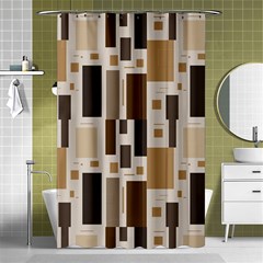 Pattern Wallpaper Patterns Abstract Shower Curtain 48  X 72  (small)  by Nexatart