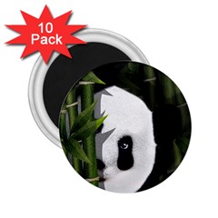 Panda 2 25  Magnets (10 Pack)  by Valentinaart