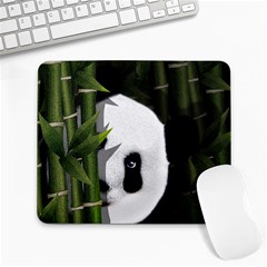 Panda Large Mousepads by Valentinaart