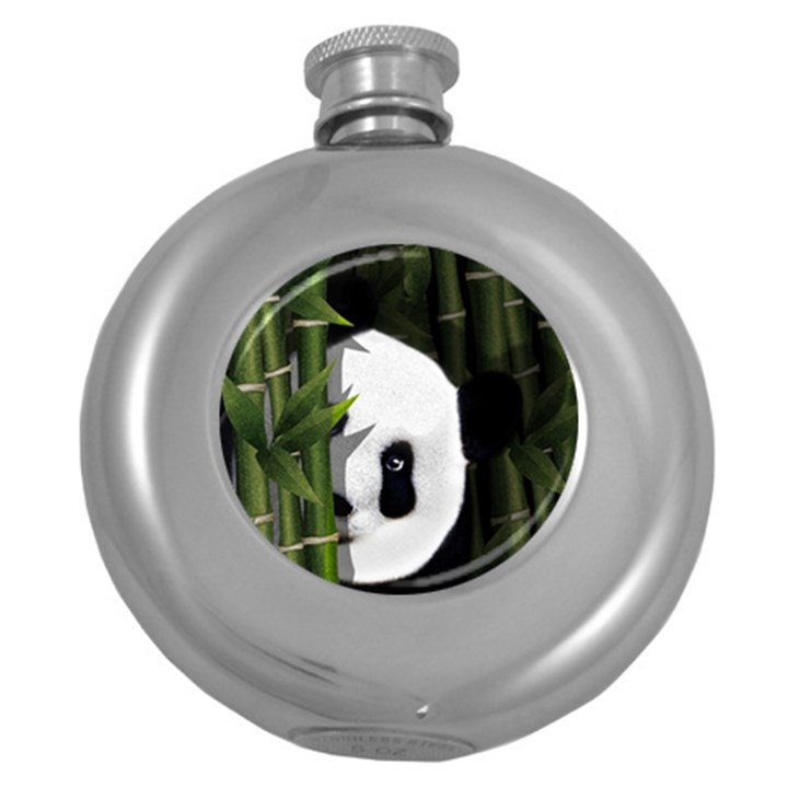 Panda Round Hip Flask (5 oz)