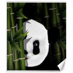 Panda Canvas 8  X 10  by Valentinaart