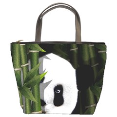 Panda Bucket Bags by Valentinaart