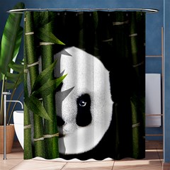 Panda Shower Curtain 60  X 72  (medium)  by Valentinaart