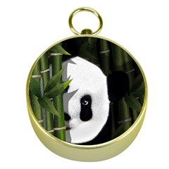 Panda Gold Compasses by Valentinaart