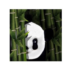 Panda Small Satin Scarf (square) by Valentinaart