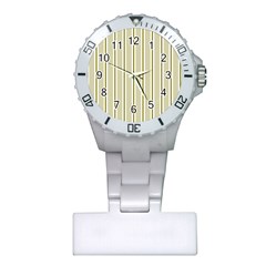 Pattern Background Green Lines Plastic Nurses Watch by Nexatart