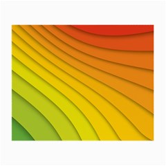 Abstract Pattern Lines Wave Small Glasses Cloth (2-side) by Nexatart