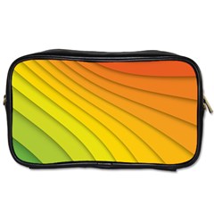 Abstract Pattern Lines Wave Toiletries Bags