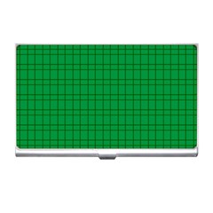 Pattern Green Background Lines Business Card Holders by Nexatart