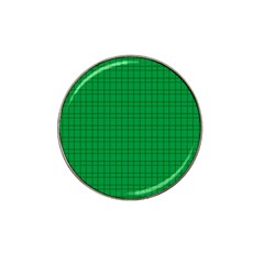 Pattern Green Background Lines Hat Clip Ball Marker (4 Pack) by Nexatart