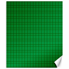 Pattern Green Background Lines Canvas 20  X 24   by Nexatart