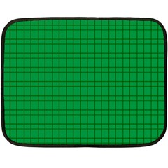 Pattern Green Background Lines Fleece Blanket (mini) by Nexatart