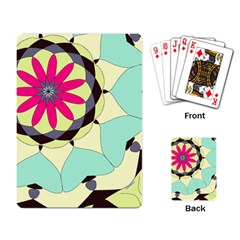 Pink Flower Playing Card by digitaldivadesigns