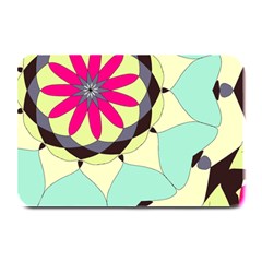 Pink Flower Plate Mats