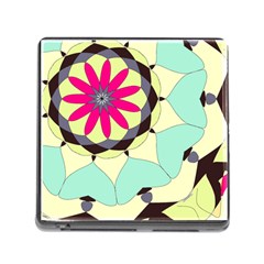 Pink Flower Memory Card Reader (square) by digitaldivadesigns