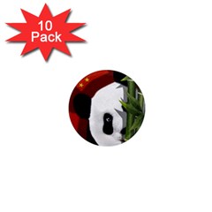 Panda 1  Mini Magnet (10 Pack)  by Valentinaart