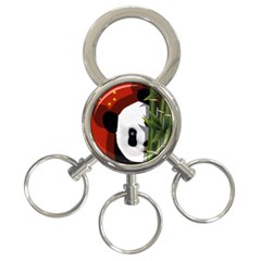 Panda 3-ring Key Chains by Valentinaart