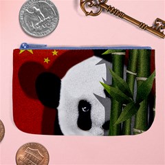 Panda Large Coin Purse by Valentinaart