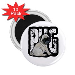 Pug 2.25  Magnets (10 pack) 