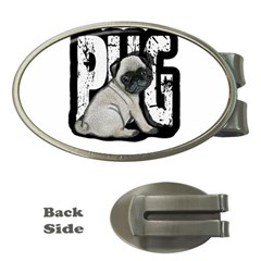 Pug Money Clips (oval) 