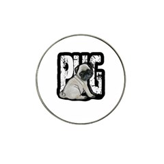 Pug Hat Clip Ball Marker (4 pack)