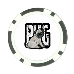 Pug Poker Chip Card Guard