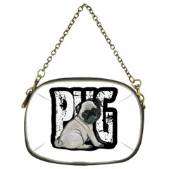 Pug Chain Purses (two Sides)  by Valentinaart