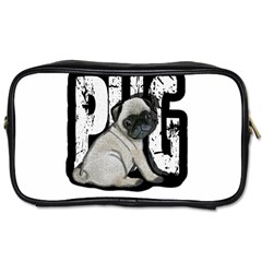 Pug Toiletries Bags 2-side by Valentinaart