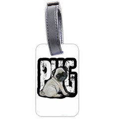 Pug Luggage Tags (Two Sides)