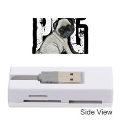 Pug Memory Card Reader (stick)  by Valentinaart