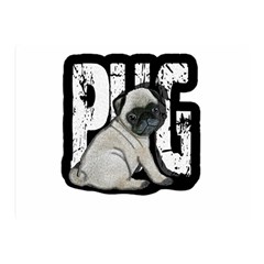 Pug Double Sided Flano Blanket (Mini) 