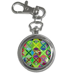 Abstract Pattern Background Design Key Chain Watches by Nexatart