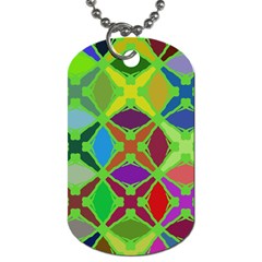 Abstract Pattern Background Design Dog Tag (one Side)